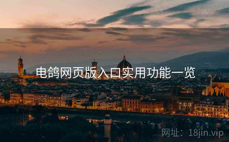 电鸽网页版入口实用功能一览  第1张